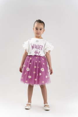 Wholesale Girls 2-Piece Skirt and T-shirt Set 3-6Y Eray Kids 1044-13249 - Eray Kids