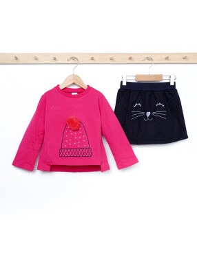 Wholesale Girls 2-Piece Sweatshirt and Skirt Set 3-6Y Elnino 1025-18615 - Elnino