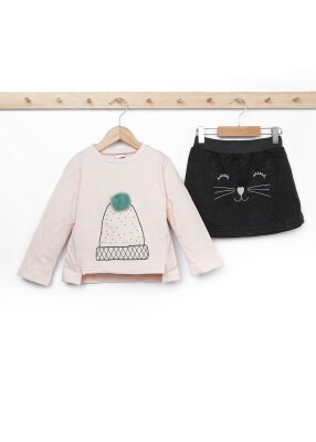 Wholesale Girls 2-Piece Sweatshirt and Skirt Set 3-6Y Elnino 1025-18615 - Elnino (1)