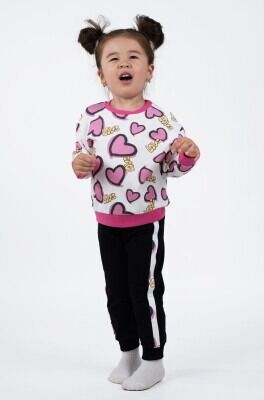 Wholesale Girls 2-Piece Tracksuit Set 1-5Y Serkon Baby&Kids 1084-M0503 - Serkon Baby&Kids (1)