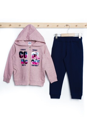 Wholesale Girls 2-Piece Tracksuit Set 3-6Y Elnino 1025-22238 - Elnino