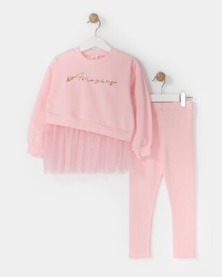 Wholesale Girls 2-Piece Tracksuit Set 4-7Y Bupper Kids 1053-23932 - Bupper Kids (1)