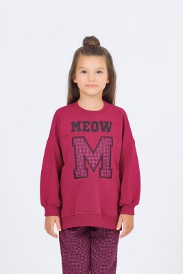 Wholesale Girls 2-Piece Tracksuit Set 5-9Y DMB Boys&Girls 1081-9671 Fuschia