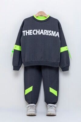 Wholesale Boys 2-Piece Tracksuit Set 6-9Y Tuffy 1099-803 Navy 