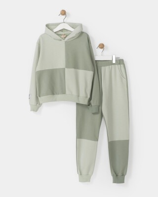 Wholesale Girls 2-Piece Tracksuit Set 7-10Y Miniloox 1054-23827 - Miniloox