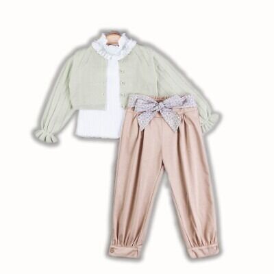 Wholesale Girls 3-Piece Jacket Shirt and Pants Set 2-5Y Gocoland 2008-5122 - Gocoland