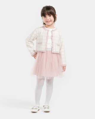 Wholesale Girls 3-Piece Skirt Body and Cardigan Set 2-5Y Bupper Kids 1053-23908 - Bupper Kids (1)