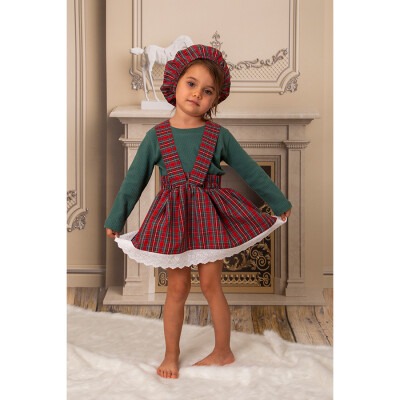 Wholesale Girls 3-Piece Skirt Body and Hat Set 2-6Y KidsRoom 1031-5691 - KidsRoom