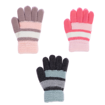 Wholesale Girls 6-Piece Gloves 6-12Y kitti 1085-K2230-01 - kitti