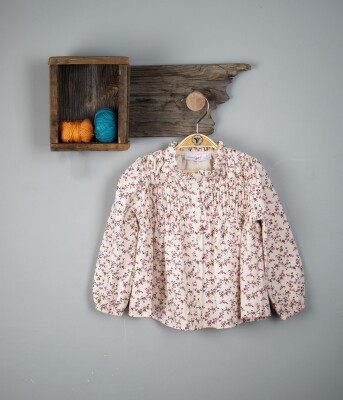 Wholesale Girls Blouse 6-9Y Timo 1018-T3KDÜ014237743 - Timo