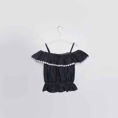 Wholesale Girls Blouse 8-10Y Büşra Bebe 1016-23143 - Büşra Bebe