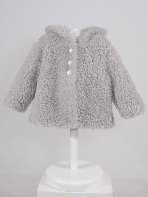Wholesale Girls Coat 2-5Y Serkon Baby&Kids 1084-M0589 Gray