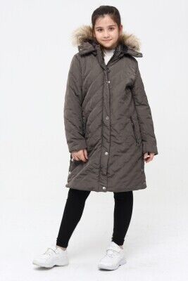 Wholesale Girls Coat 6-14Y Benitto Kids 2007-51261 Gray
