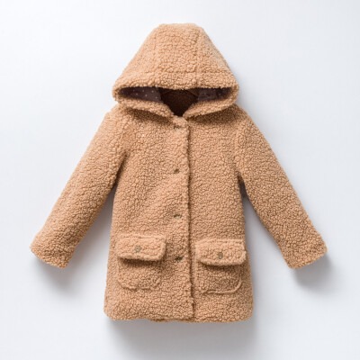 Wholesale Girls Coat 6-9Y Cumino 1014-CMN3376 Beige