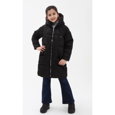 Wholesale Girls Coats 6-14Y Benitto Kids 2007-51251 Black