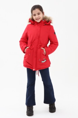 Wholesale Girls Coats 6-14Y Benitto Kids 2007-51256 Red