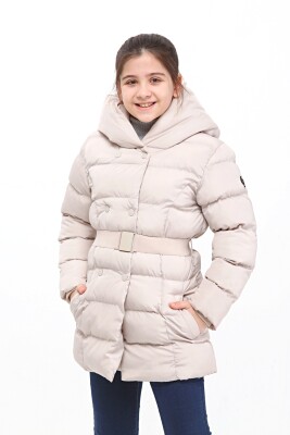 Wholesale Girls Coats 6-14Y Benitto Kids 2007-51266 Beige