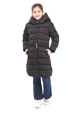Wholesale Girls Coats 6-14Y Benitto Kids 2007-51270 Black
