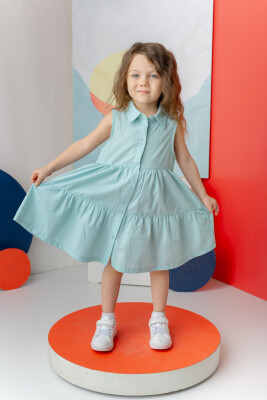 Wholesale Girl's Collar Dress 3-10Y Zeyland 1070-251Z4SUR31 - Zeyland