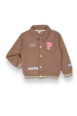 Wholesale Girls College Cardigan 6-9Y Tuffy 1099-103 Brown3