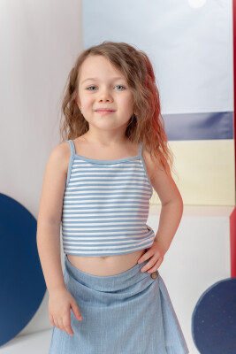 Wholesale Girls Crop T-shirt 3-12Y Zeyland 1070-251Z4SCR53 - Zeyland