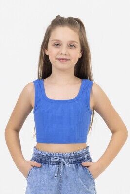 Wholesale Girls Crop Top 9-14Y DMB Boys&Girls 1081-0160 Saxe