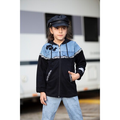 Wholesale Girls Denim Jacket 7-12Y KidsRoom 1031-5597 - KidsRoom