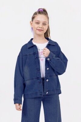 Wholesale Girls Denim Jacket 9-14Y DMB Boys&Girls 1081-9703 - DMB Boys&Girls