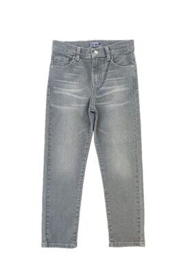 Wholesale Girls Denim Pants 9-12Y Lemon 1015-A-4-G Black