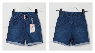 Wholesale Girls Denim Shorts 10-13Y Varol Kids 1073-7289 - Varol Kids