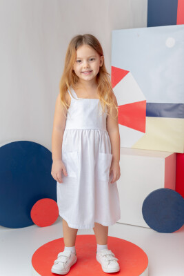 Wholesale Girl's Dress 1-12Y Zeyland 1070-251Z4SUR35 White