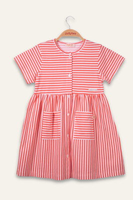 Wholesale Girls Dress 2-12Y Zeyland 1070-251Z4SCR33 Coral2