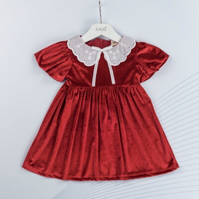 Wholesale Girls Dress 2-5Y Sani 1068-9902 Red