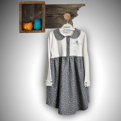 Wholesale Girls Dress 2-5Y Timo 1018-T3KDÜ054236472 - Timo (1)