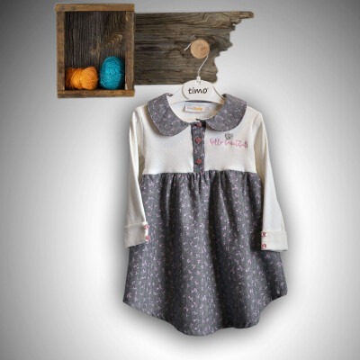 Wholesale Girls Dress 2-5Y Timo 1018-T3KDÜ054236472 - Timo