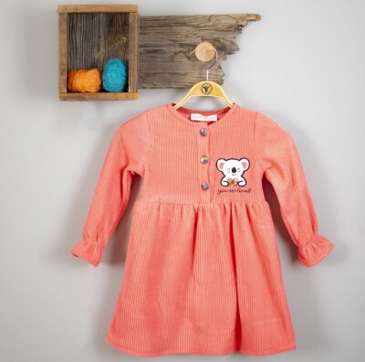 Wholesale Girls Dress 2-5Y Timo 1018-T3KÖÜ042235942 - Timo