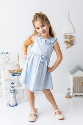 Wholesale Girl's Dress 2-8Y Mininio 2062-251M4LBY33 - Mininio (1)