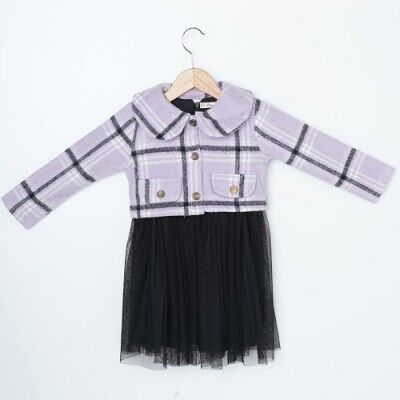 Wholesale Girls Dress 3-6Y Büşra Bebe 1016-23232 - Büşra Bebe (1)