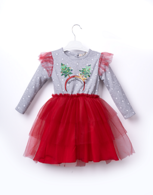 Wholesale Girls Dress 3-6Y Büşra Bebe 1016-23259 - Büşra Bebe
