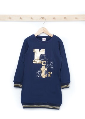 Wholesale Girls Dress 3-6Y Elnino 1025-18616 Navy 