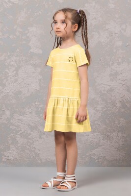 Wholesale Girls Dress 3-7Y DMB Boys&Girls 1081-0246 Yellow