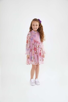Wholesale Girls Dress 4-14Y Sheshe 1083-DSL0148 Light Pink