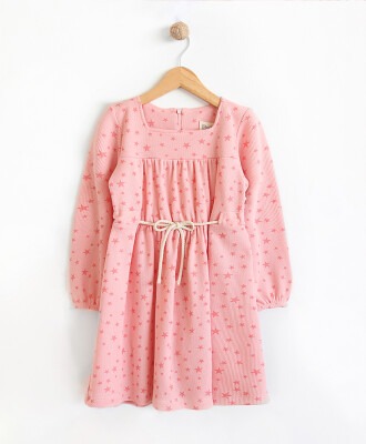 Wholesale Girls Dress 6-9Y Lilax 1049-5829 Salmon Color 