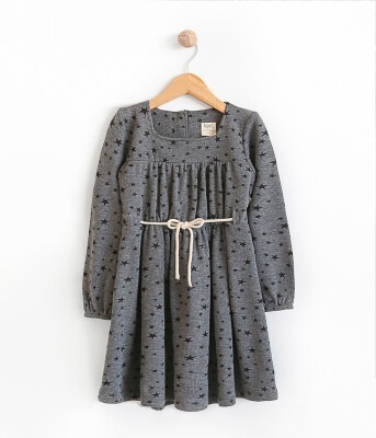Wholesale Girls Dress 6-9Y Lilax 1049-5829 Anthracite Color