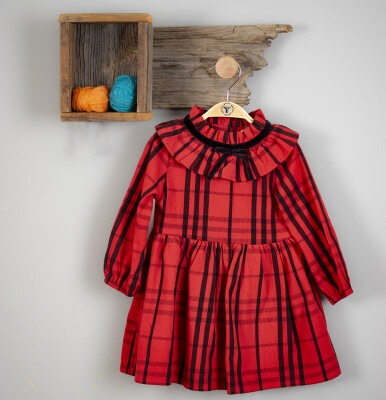Wholesale Girls Dress 6-9Y Timo 1018-T3KDÜ044237803 - Timo (1)