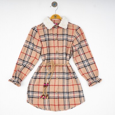 Wholesale Girls Dress 6-9Y Timo 1018-T4KDÜ042222173 - Timo