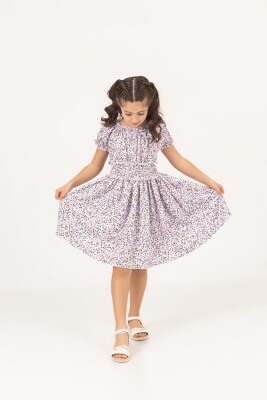 Wholesale Girls Dress 7-10Y Büşra Bebe 1016-24157 - Büşra Bebe