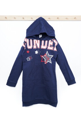 Wholesale Girls Dress 7-10Y Elnino 1025-20655 Navy 