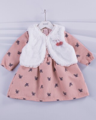 Wholesale Girls Dress with Bolero 2-5Y Sani 1068-9774 - Sani