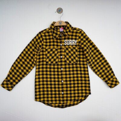 Wholesale Girls Flannel Shirt 6-9Y Timo 1018-T4KDÜ012222353 - Timo